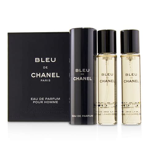 bleu de chanel refillable travel spray|Chanel bleu for men travel.